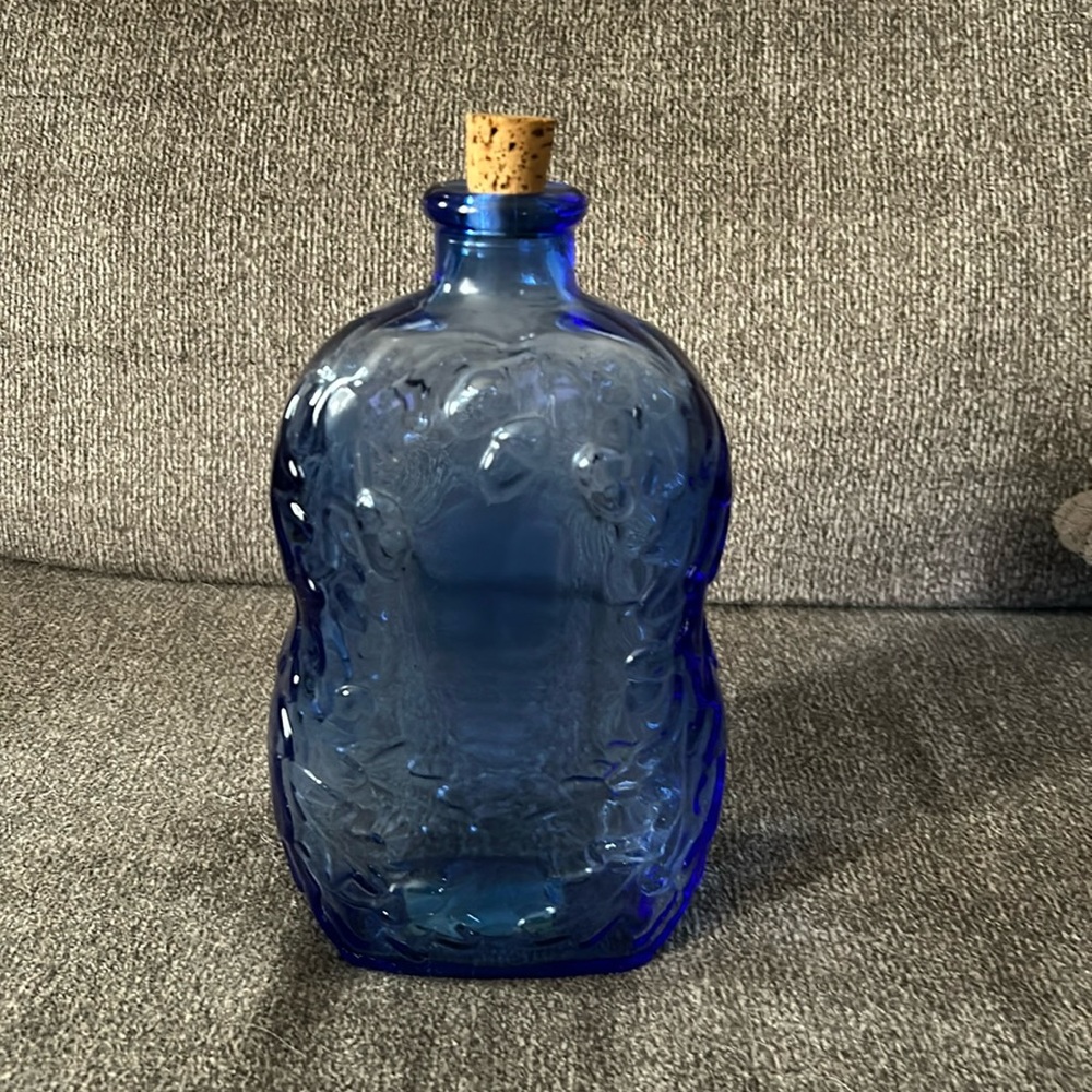 Decorative glass container